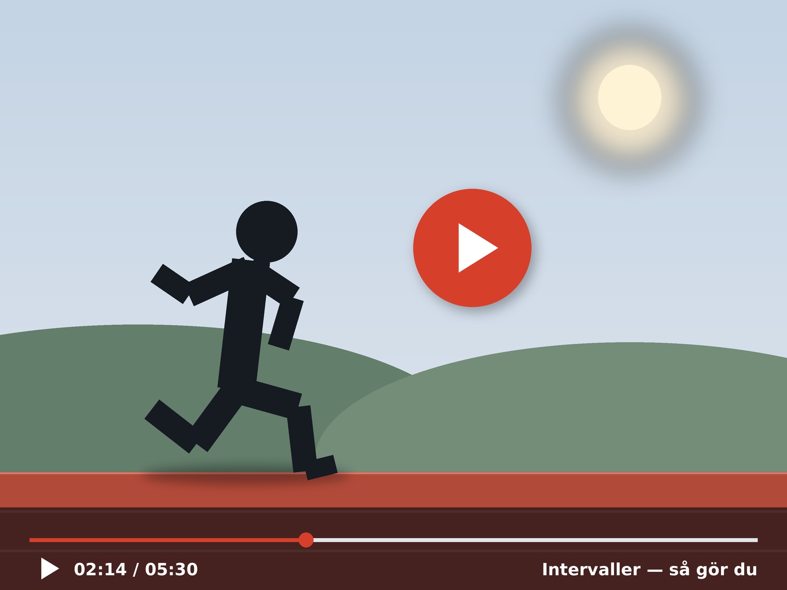 Stillbild ur en instruktionsvideo med uppspelningsknapp